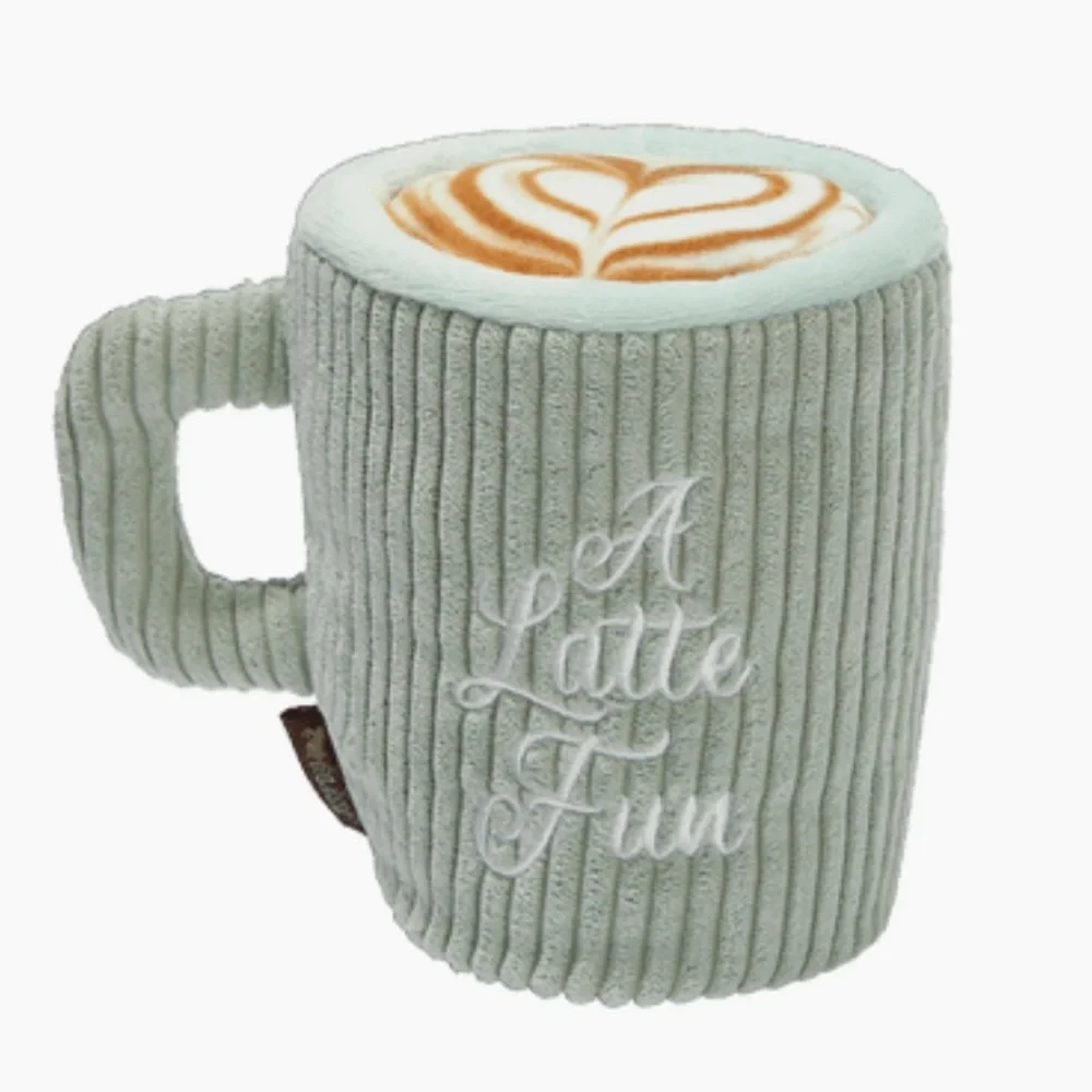 Green Latte Cup Plush dog Toy